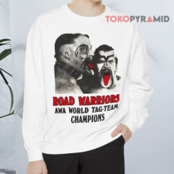 Vintage Road Warriors AWA World Tag-Team Champions Shirt 3 Vintage Road Warriors Awa World Tag team Champions Sweatshirt