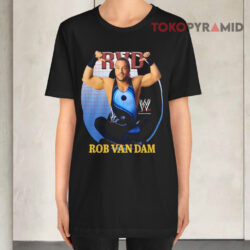 Vintage Rob Van Dam Rvd Wwf Wwe Black T shirt