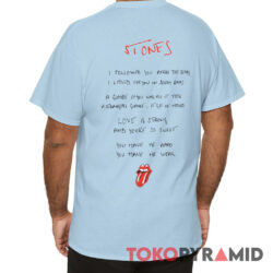 Vintage Rolling Stones 1994 Love Is Strong Lyrics Shirt Back
