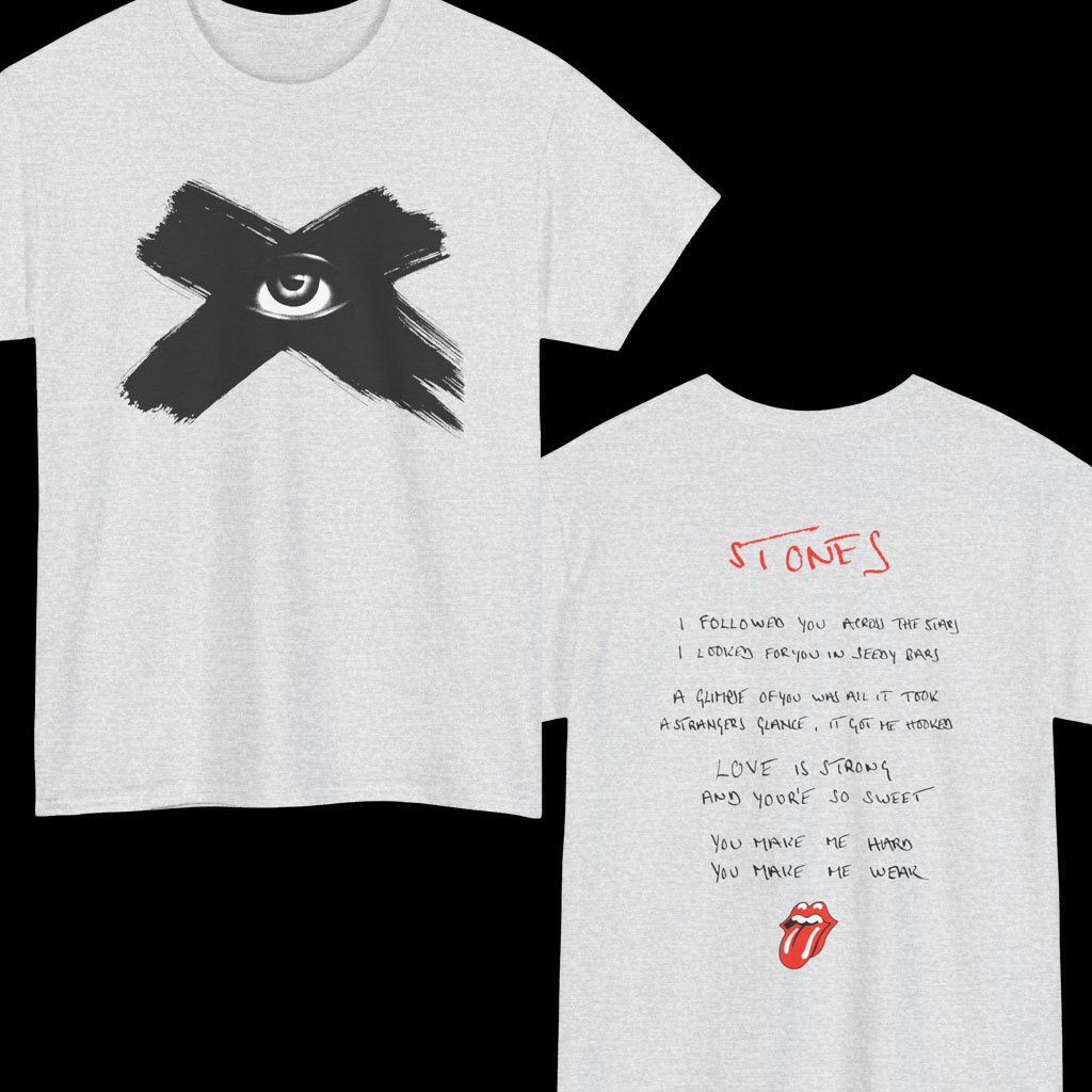 Vintage Rolling Stones 1994 Love Is Strong Lyrics Shirt Vintage Rolling Stones 1994 Love Is Strong Lyrics Shirt