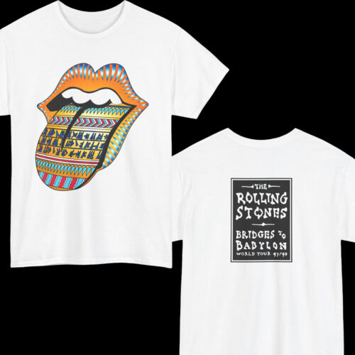 Vintage Rolling Stones 1997 Bridges To Babylon World Tour Shirt