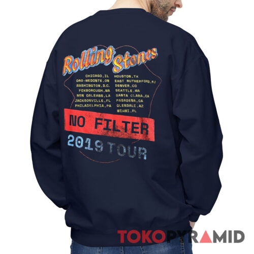 Vintage Rolling Stones 2019 No Filter Parking Lot Tour Sweatshirt