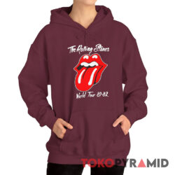 Vintage Rolling Stones 81 82 World Tour Concert Hoodie