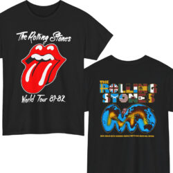 Vintage Rolling Stones 81 82 World Tour Concert Shirt
