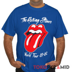 Vintage Rolling Stones 81 82 World Tour Concert Shirt Front