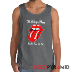 Vintage Rolling Stones 81 82 World Tour Concert Tank Top