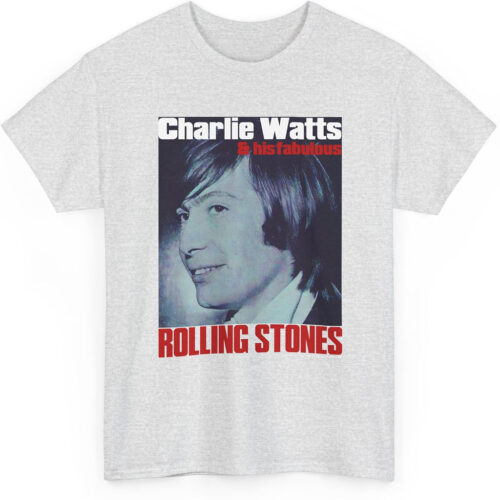 Vintage Rolling Stones Charlie Watts Drummer And His Fabulous Rare Shirt