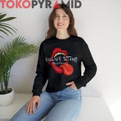 Vintage Rolling Stones Exile On Main Street Tongue Rare Black Sweatshirt