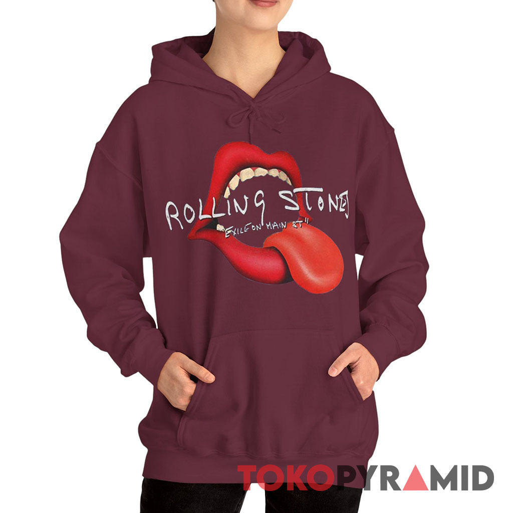 Vintage Rolling Stones Exile On Main Street Tongue Rare Hoodie Vintage Rolling Stones Exile On Main Street Tongue Rare Hoodie