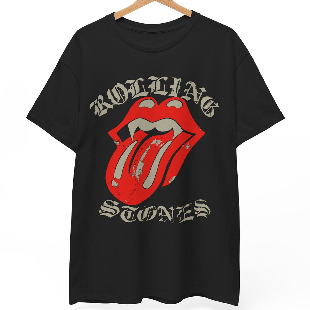 Vintage Rolling Stones Fangs Vampire Mouth Tongue Logo Rare Shirt Vintage Rolling Stones Fangs Vampire Mouth Tongue Logo Rare Shirt