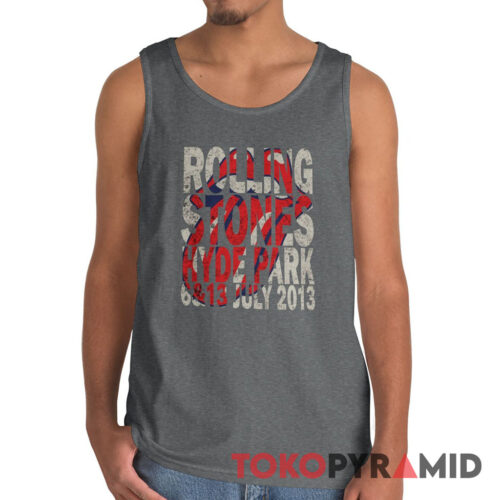 Vintage Rolling Stones Hyde Park 2013 Rare Tank Top