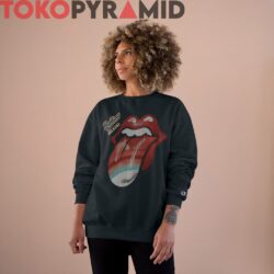Vintage Rolling Stones Rainbow Tongue Rare Shirt 3 Vintage Rolling Stones Rainbow Tongue Rare Black Sweatshirt