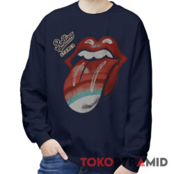 Vintage Rolling Stones Rainbow Tongue Rare Sweatshirt