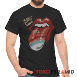 Vintage Rolling Stones Rainbow Tongue Rare T Shirt