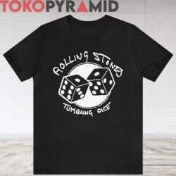 Vintage Rolling Stones Tumbling Dice Rare Black T shirt