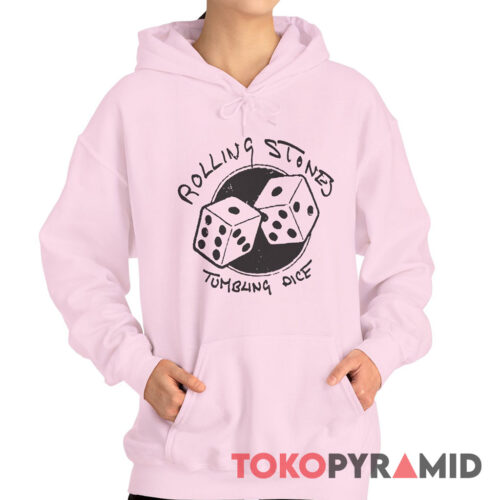 Vintage Rolling Stones Tumbling Dice Rare Hoodie