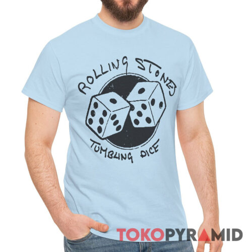 Vintage Rolling Stones Tumbling Dice Rare T Shirt