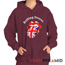 Vintage Rolling Stones Union Jack Rare Hoodie