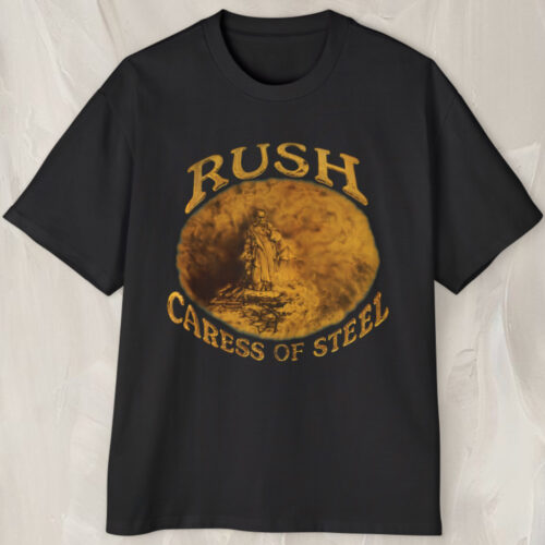 Vintage Rush Caress Of Steel 1975 T shirt