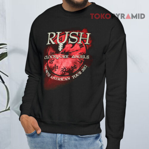 Vintage Rush Clockwork Angels 2012 North America Tour Sweatshirt Vintage Rush Clockwork Angels 2012 North America Tour Sweatshirt
