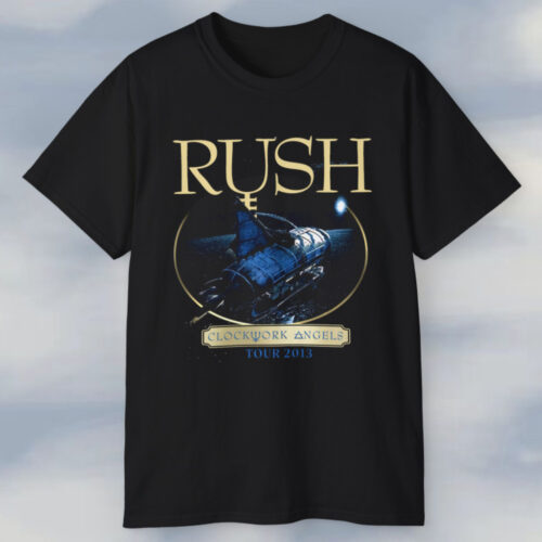 Vintage Rush Clockwork Angels Tour 2012 T shirt