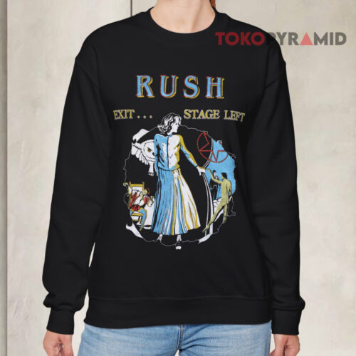 Vintage Rush Exit Stage Left Sweatshirt