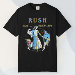 Vintage Rush Exit Stage Left T shirt
