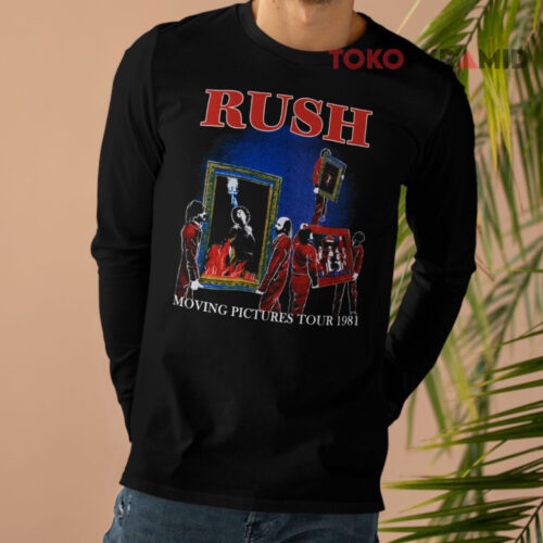 Vintage Rush Moving Pictures Tour 1981 Long sleeved