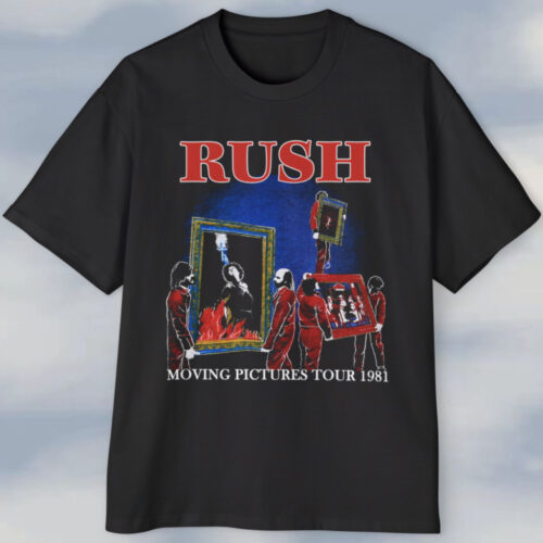 Vintage Rush Moving Pictures Tour 1981 T shirt