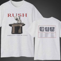 Vintage Rush Presto Tour 1990 Rabbit Magician T shirt