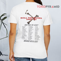 Vintage Rush Roll The Bones 1991 92 T shirt Back