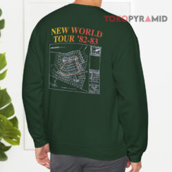 Vintage Rush Signals New World Tour '82 83 Sweatshirt Back