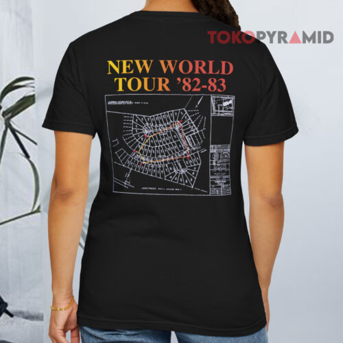 Vintage Rush Signals New World Tour '82 83 T shirt Back