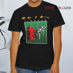 Vintage Rush Signals New World Tour '82 83 T shirt Front