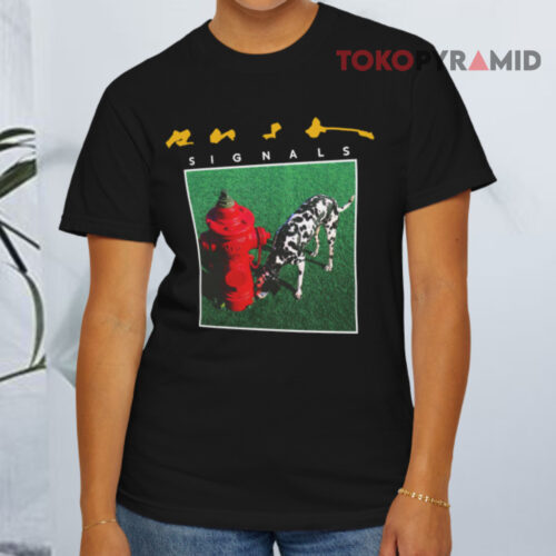 Vintage Rush Signals New World Tour '82 83 T shirt Front