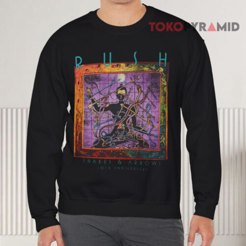 Vintage Rush Snakes & Arrows 10th Anniversary Sweatshirt Vintage Rush Snakes & Arrows 10th Anniversary Sweatshirt