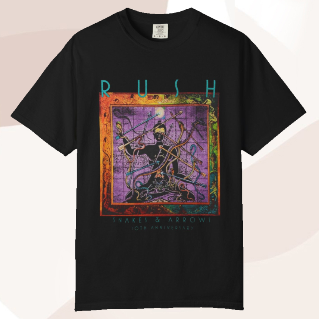Vintage Rush Snakes & Arrows 10th Anniversary T shirt Vintage Rush Snakes & Arrows 10th Anniversary T shirt