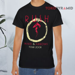 Vintage Rush Snakes & Arrows Tour 2008 Black T shirt