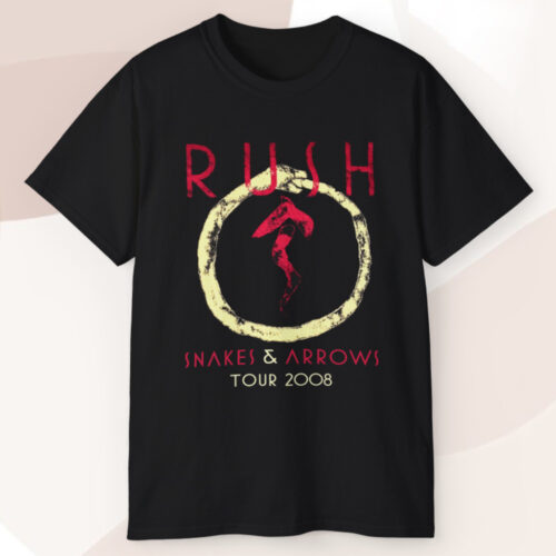 Vintage Rush Snakes & Arrows Tour 2008 T shirt