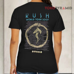 Vintage Rush Snakes & Arrows World Tour 2007 T shirt Back