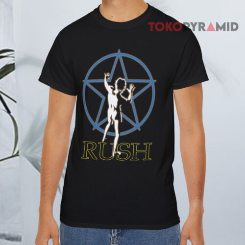 Vintage Rush Starman Tour Black T shirt Vintage Rush Starman Tour Black T shirt