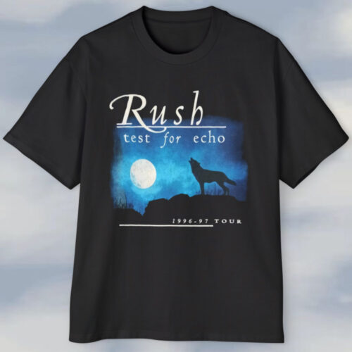 Vintage Rush Test For Echo 1996 97 Tour T shirt