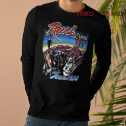 Vintage Rush Tour 1980 Starman Ringer Long sleeved