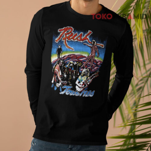 Vintage Rush Tour 1980 Starman Ringer Long sleeved
