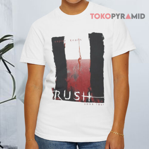 Vintage Rush Vapor Trails 2002 Tour White T shirt