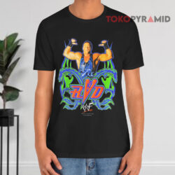 Vintage Rvd Rob Van Dam Wwf Wrestling 2002 Black T shirt