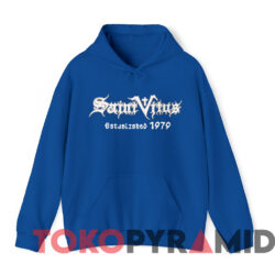 Vintage Saint Vitus Established 1979 T-shirt 2 Vintage Saint Vitus Established 1979 T shirt Blue Hoodie
