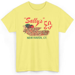 Vintage Sally Pizza 1988 New Haven CT 50th Anniversary Rare Shirt
