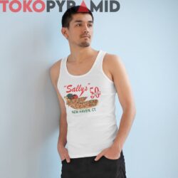 Vintage Sally Pizza 1988 New Haven CT 50th Anniversary Rare Shirt 4 Vintage Sally Pizza 1988 New Haven CT 50th Anniversary Rare