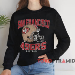 Vintage San Francisco 49ers Football T-shirt 3 Vintage San Francisco 49ers Football T shirt Black Sweatshirt